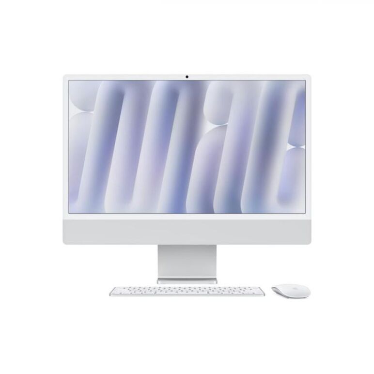 Apple imac 24" retina 4.5k/ apple m4 (cpu 8-core, gpu 8-core, neuralengine 16-core)/24gb/1tb - silver - int kb (2024)  (cto from  mw uc3ro/a),  All in one PC | electropc.ro