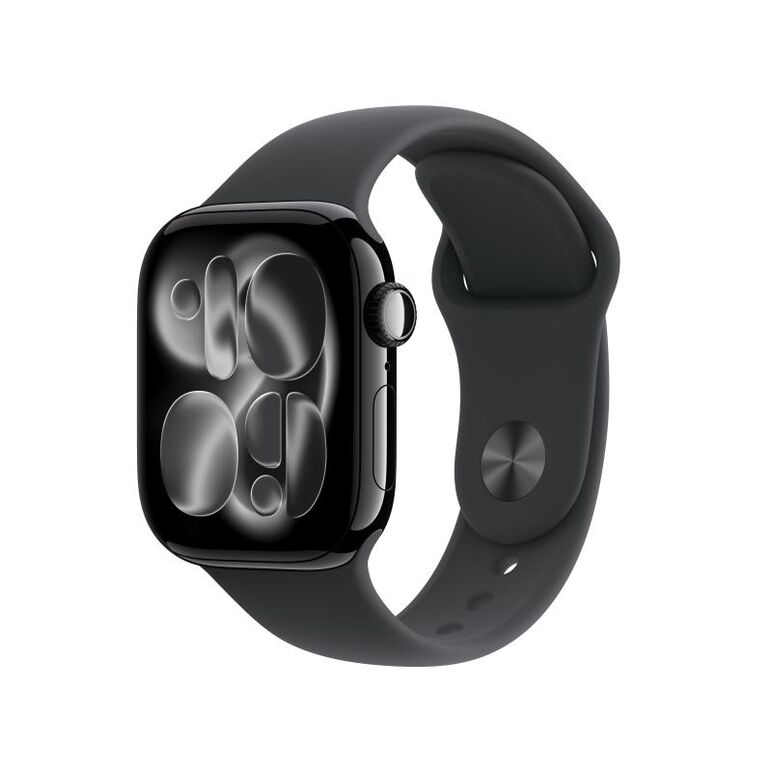 Apple watch series 11 gps 42mm jet black aluminium case with black sport band - m/l,  SmartWatch-uri | electropc.ro
