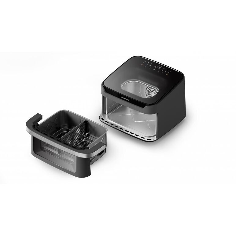 Friteuza dubla cu aer cald heinner airbake revolution haf-c10db22grey,  Friteuze | electropc.ro
