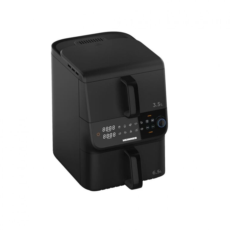 Friteuza dubla etajata heinner innovacook haf-c10dbs25bk,  Friteuze | electropc.ro
