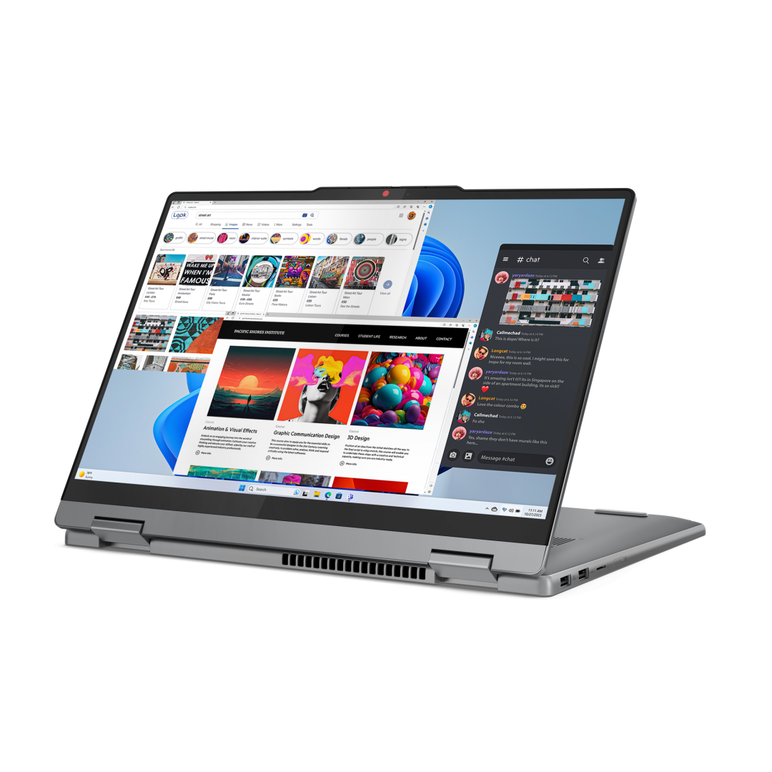 Laptop lenovo ideapad 5 2-in-1 14irh9, 14" wuxga (1920x1200) oled 400nits glossy, 100% dci-p3, 60hz, tÜv low blue light, glass, touch, intel core i5-13420h, 8c (4p + 4e) / 12t, p-core 2.1 / 4.6ghz, e-core 1.5 / 3.4ghz, 12mb, video integrated intel uhd gra,  Laptopuri | electropc.ro