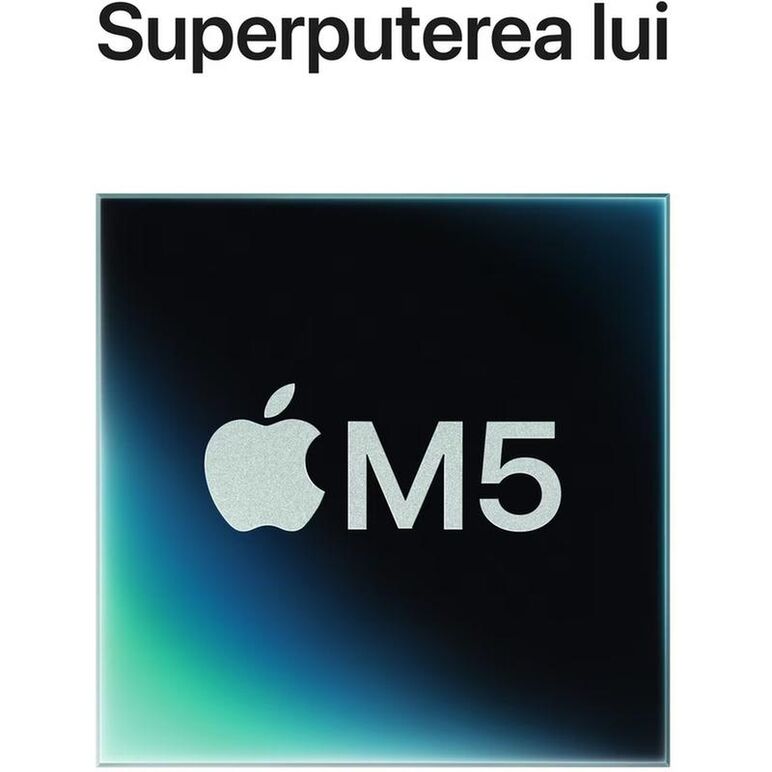 Macbook pro 14.2"/apple m5 (cpu 10-core, gpu 10-core, neural engine 16-core)/16gb/512gb – space black – int kb (no adapter) - 2025,  Laptopuri | electropc.ro