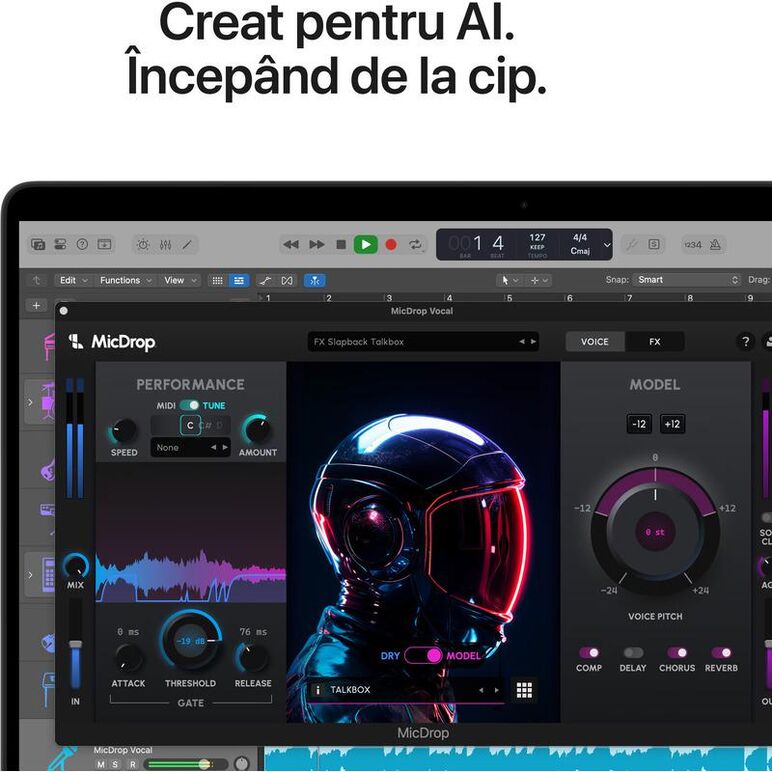 Macbook pro 14.2"/apple m5 (cpu 10-core, gpu 10-core, neural engine 16-core)/16gb/512gb – space black – int kb (no adapter) - 2025,  Laptopuri | electropc.ro
