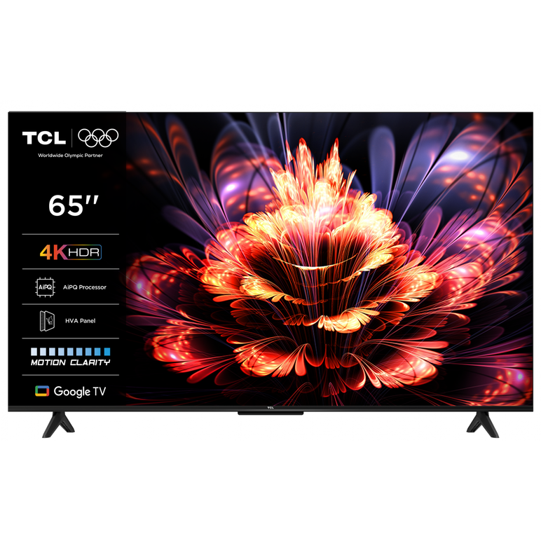 Televizor tcl led 65v6c, 164 cm, smart google tv, 4k ultra hd, (model 2025),  Televizoare | electropc.ro