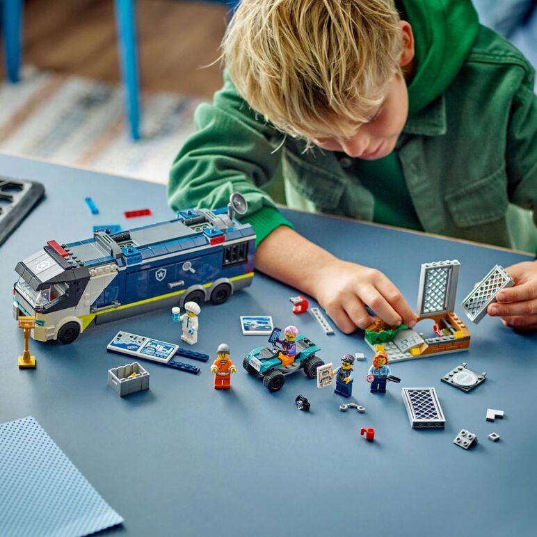 Laborator mobil de criminalistica, lego 60418,  Seturi de constructie | electropc.ro