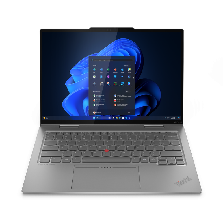Laptop lenovo thinkpad x1 2-in-1 gen 10; 14" 2.8k (2880x1800) oled 500nits anti-reflection / anti-smudge, 100% dci-p3, 120hz vrr, displayhdr™ true black 500, touch; intel® core™ ultra 7 258v, 8c (4p + 4lpe) / 8t, max turbo up to 4.8ghz, 12mb; video integr,  Laptopuri | electropc.ro