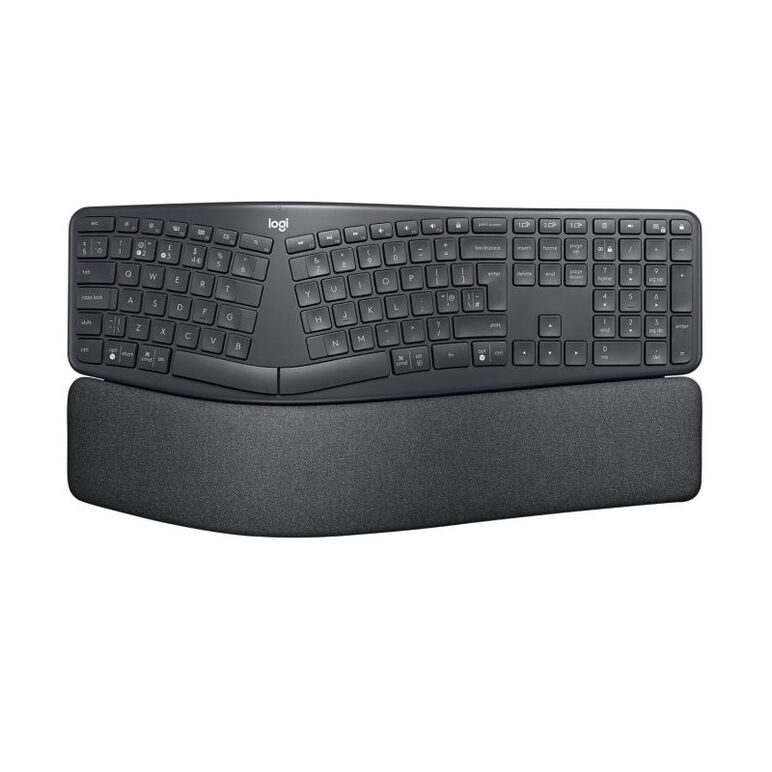 Logitech 920-010108. keyboard form factor: full-size (100%). keyboard style: curved. connectivity technology: wireless, device interface: rf wireless + bluetooth, keyboard key switch: semi-mechanical key switch, keyboard layout: qwerty. wrist rest. recomm,  Tastaturi | electropc.ro