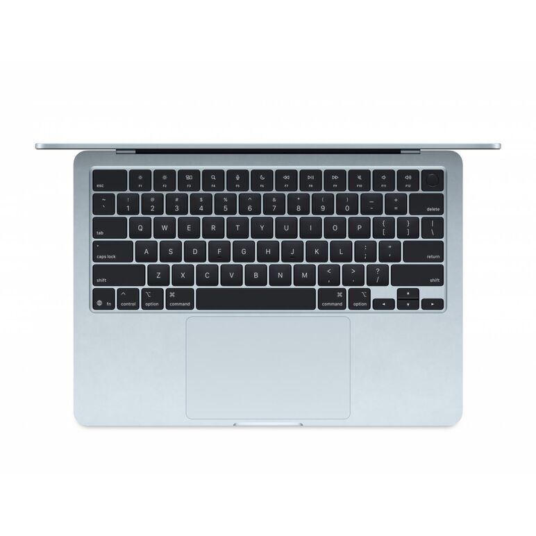 Macbook air 13.6" retina/apple m4 (cpu 10-core, gpu 10-core, neural engine16-core)/32gb/2tb - sky blue - int kb (2025) (cto from mc6v4ro/a),  Laptopuri | electropc.ro