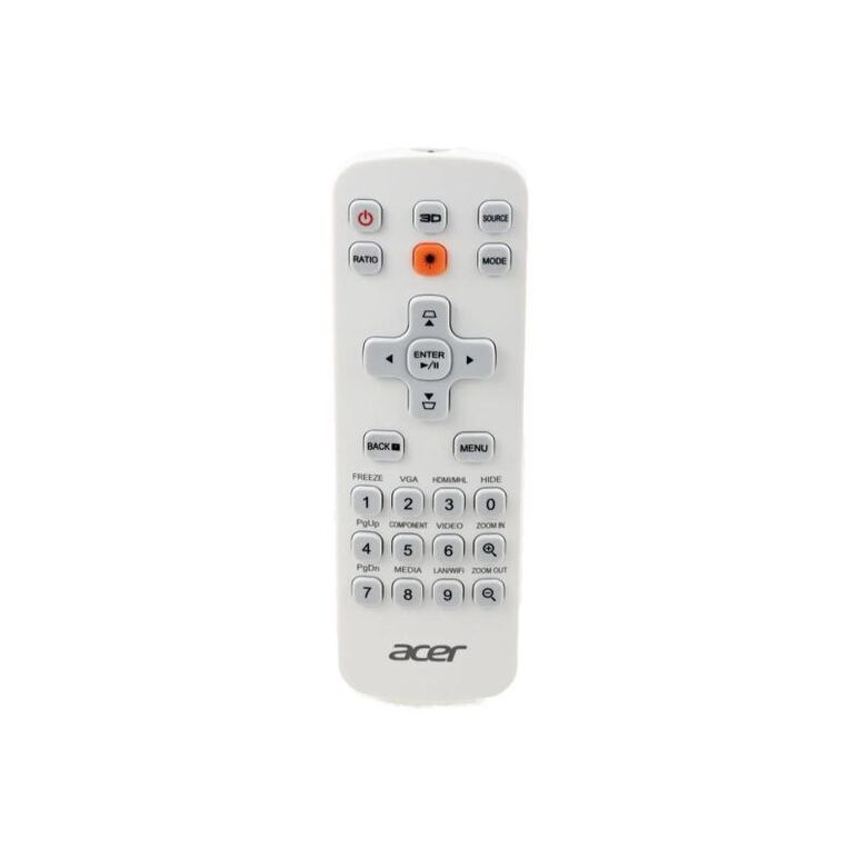 Acer remote controller j3 25 keys, white, enter, laser stand-alone package,  Accesorii smart TV | electropc.ro