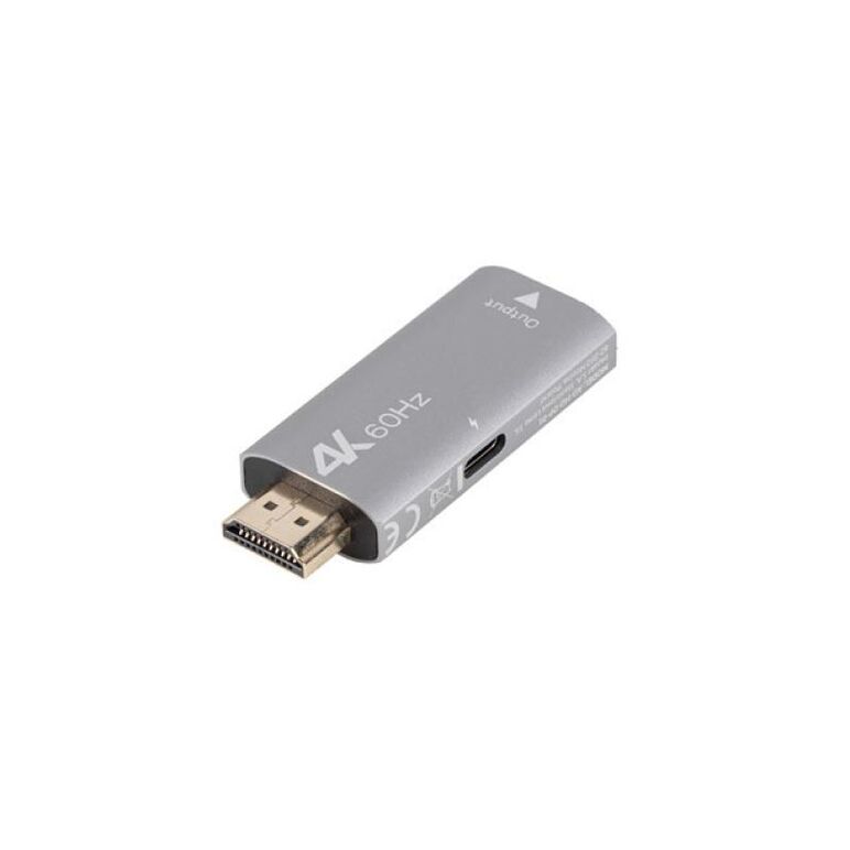 Adaptor hdmi(m)  displayport(f) 4k argintiu,  Cabluri video | electropc.ro