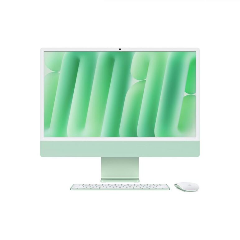 Apple imac 24" retina 4.5k/ apple m4 (cpu 10-core, gpu 10-core, neural engine 16-core)/16gb/256gb - green - int kb (2024),  All in one PC | electropc.ro