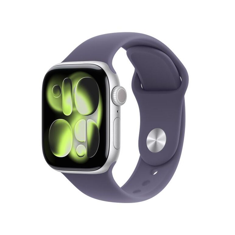 Apple watch series 11 gps 42mm silver aluminium case with purple fog sport band - s/m,  SmartWatch-uri | electropc.ro