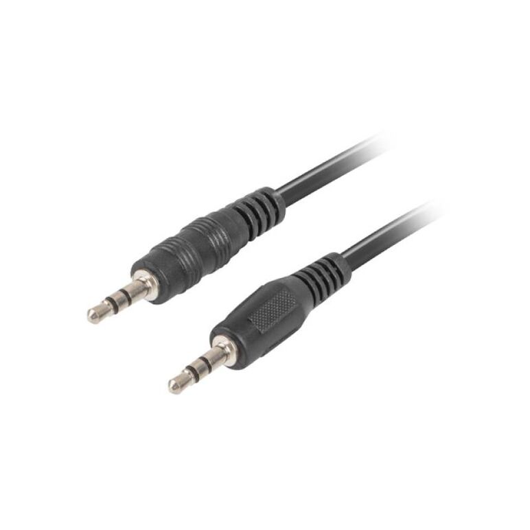 Cablu minijack 3,5 mm m/m 3 pini 1,2 m negru,  Cabluri video | electropc.ro
