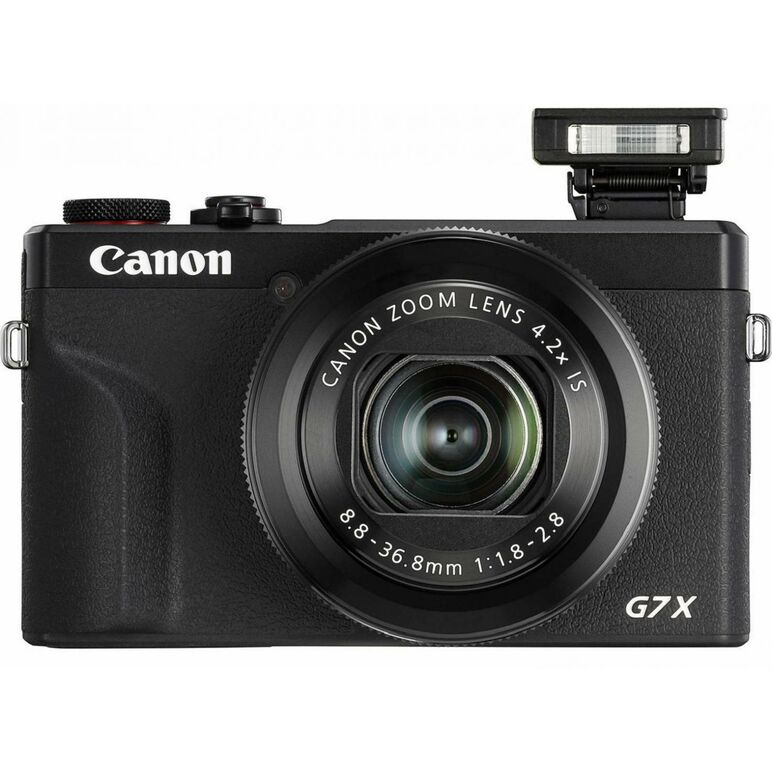 Camera foto canon powershot g7x mark iii, 20.1mpx, sensor cmos, procesor dicic 8, zoom optic 4.2x, stabilizare optica, autofocus, macro 5cm, touchscreen 3" rabatabil, face detection, video (4k) 3840 x 2160, 29.97 / 25fps, (full hd) 1920 x 1080, , 119.9 / ,  Aparate foto compacte | electropc.ro