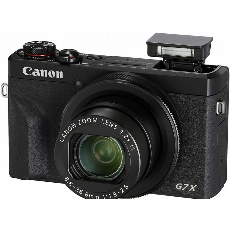 Camera foto canon powershot g7x mark iii, 20.1mpx, sensor cmos, procesor dicic 8, zoom optic 4.2x, stabilizare optica, autofocus, macro 5cm, touchscreen 3" rabatabil, face detection, video (4k) 3840 x 2160, 29.97 / 25fps, (full hd) 1920 x 1080, , 119.9 / ,  Aparate foto compacte | electropc.ro