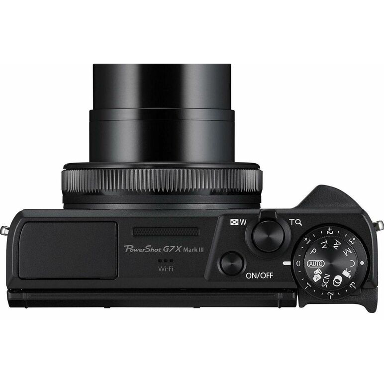 Camera foto canon powershot g7x mark iii, 20.1mpx, sensor cmos, procesor dicic 8, zoom optic 4.2x, stabilizare optica, autofocus, macro 5cm, touchscreen 3" rabatabil, face detection, video (4k) 3840 x 2160, 29.97 / 25fps, (full hd) 1920 x 1080, , 119.9 / ,  Aparate foto compacte | electropc.ro