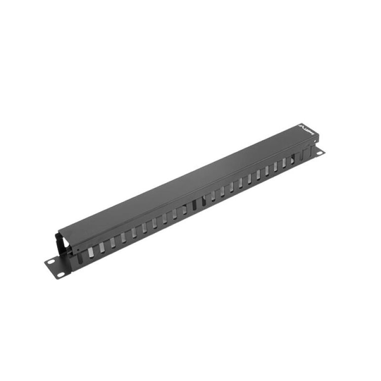 Panou management cabluri tip a, 1u, negru,  Cabinete metalice | electropc.ro