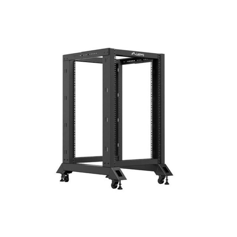 Rack deschis 19" 18u, 600x800, negru,  Cabinete metalice | electropc.ro