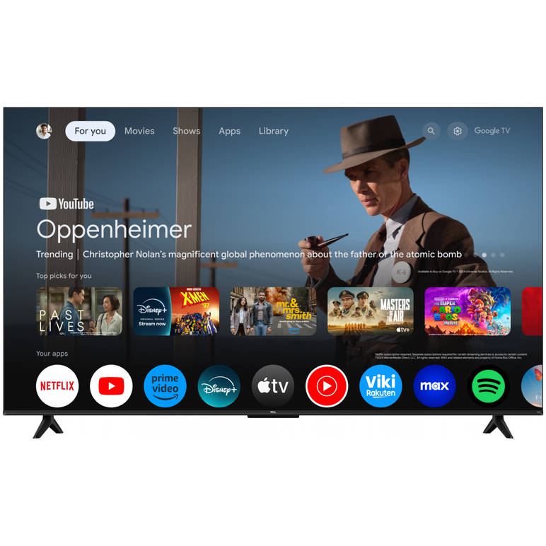 Televizor tcl qled 65t69c, 164 cm, smart google tv, 4k ultra hd, (model 2025),  Televizoare | electropc.ro