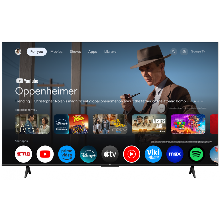 Televizor tcl qled 75t69c, 189 cm, smart google tv, 4k ultra hd, (model 2025),  Televizoare | electropc.ro