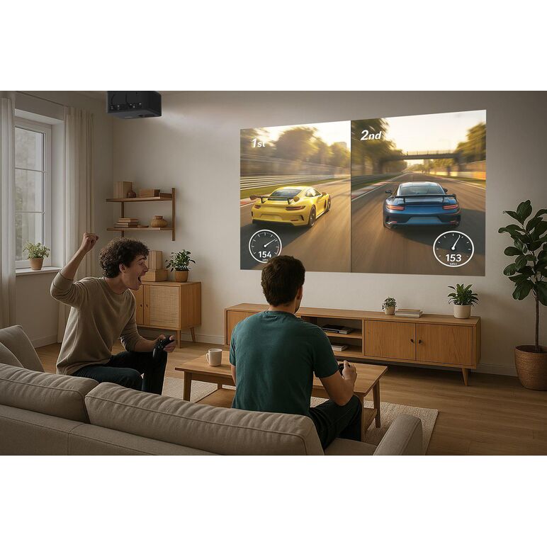 Videoproiector optoma photon life pk31, 4k uhd (3840x2160), 1600/ 900 lumeni, 200.000:1, 16:9/ 4:3, diagonala 1.52m ~ 3.81m (60" ~ 150"), 3led 30.000 ore, distanta de proiectare 1.99m - 5.47m, hdmi 2.0, usb-a power 2a, audio out, 30-32 db, full 3d, kensin,  Videoproiectoare | electropc.ro