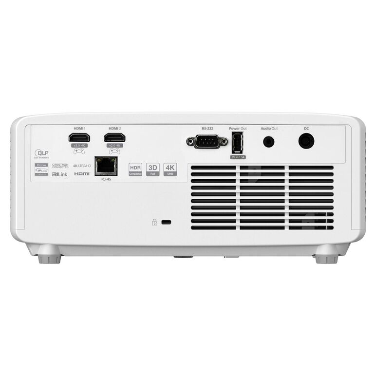 Videoproiector optoma uhz35, 4k uhd 3840*2160, 3.500 lumeni, 500.000:1, 16:9/ 4:3/ 16:10, dimensiune maxima imagine 303'', laser 30.000 ore, distanta maxima de proiectie 9.4 m, zoom 1.6x, 2* hdmi, usb-a power 1.5a, audio out, rj45, rs232, 28-35 db, full 3,  Videoproiectoare | electropc.ro