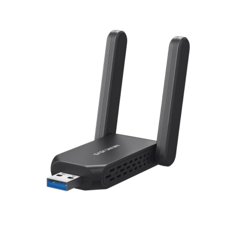 Adaptor mercusys ax1800 usb dual-band, standarde wireless ieee 802.11 a/n/ac/ax 5 ghz, ieee 802.11 b/g/n 2.4 ghz, 2 external high gain antennas, securitate wpa/wpa2/wpa-psk/ wpa2-psk/wpa3-sae,  Access point & Range Ext. | electropc.ro