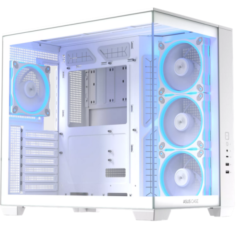 Carcasa asus a32 plus tg argb white,  Carcase | electropc.ro
