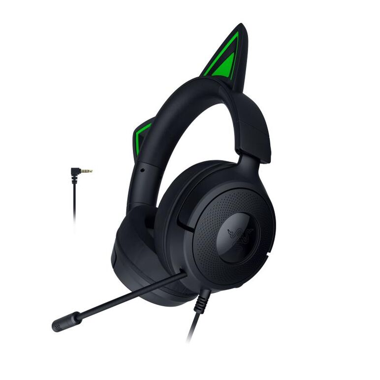 Casti razer kraken kitty v3 x, frecventa raspuns 20 hz – 28 khz, sensibilitate 98 dbspl / mw at 1 khz by hats si microfon unidirectional, sensibilitate microfon -42 ± 3 dbv / pa, 1 khz, negru,  Casti audio | electropc.ro