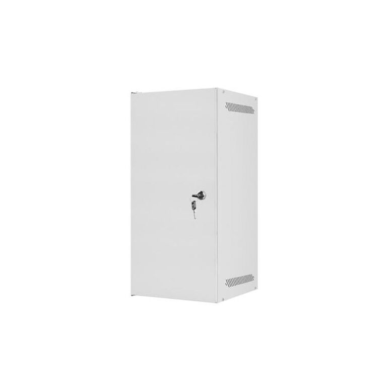 Dulap rack 10" perete 12u / 280x310 pentru auto-asamblare, cu ușă metalică, gri  (flat pack),  Cabinete metalice | electropc.ro