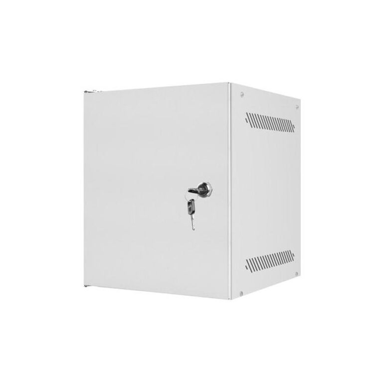 Dulap rack 10" perete 6u / 280x310 pentru auto-asamblare, cu ușă metalică, gri  (flat pack),  Cabinete metalice | electropc.ro