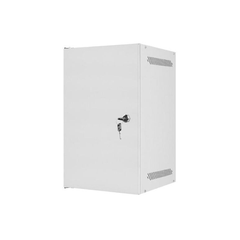 Dulap rack 10" perete 9u / 280x310 pentru auto-asamblare, cu ușă metalică, gri  (flat pack),  Cabinete metalice | electropc.ro