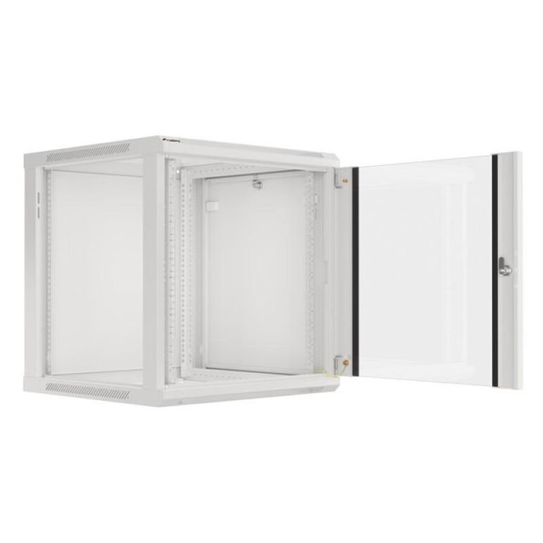 Dulap rack 19" perete 12u / 600x600 (flat pack) v2 gri,  Cabinete metalice | electropc.ro