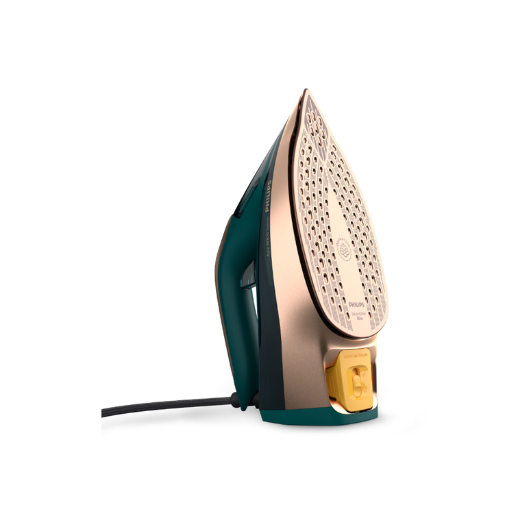 Fier de calcat philips dst8030/70 seria8000, 3000w, optimaltemp, talpa steamglide elite si dinamiq, pompa turbosteam abur 70 g/min, jet de abur 240 g, capacitate rezervor 350ml, detartrare quick calc release, oprire automata, sistem antipicurare, turcoaz,  Fiare de calcat | electropc.ro