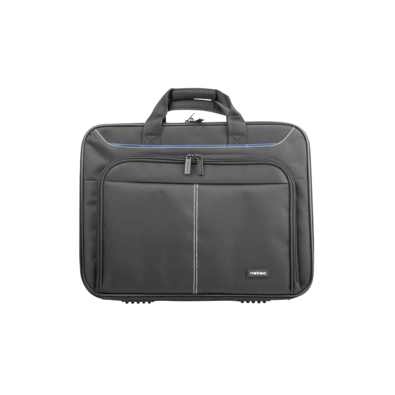 Geanta laptop natec doberman, compatibilitate dimensiune laptop 15.6"-16", 2 compartimente, material polyester 600d, negru,  Genti laptop | electropc.ro