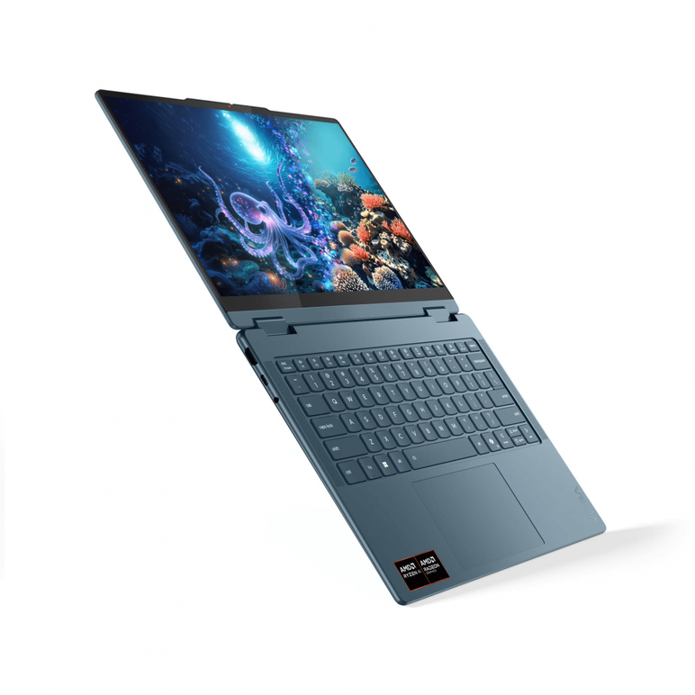 Laptop lenovo yoga 7 2-in-1 14akp10, 14" wuxga (1920x1200) oled 600nits (peak) / 400nits (typical) glossy / anti-fingerprint, 100% dci-p3, 60hz, dolby vision®, tÜv low blue light, displayhdr™ true black 500, glass, touch, amd ryzen™ ai 5 340 (6c / 12t, 2.,  Laptopuri | electropc.ro