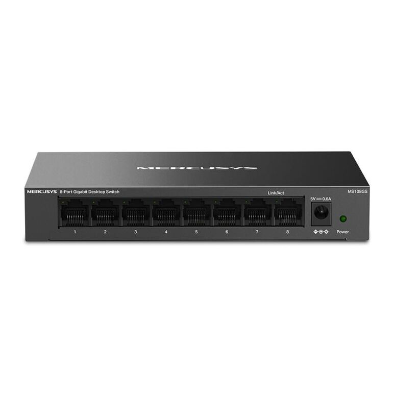 Mercusys ms108gs. switch type: unmanaged. basic switching rj-45 ethernet ports type: gigabit ethernet (10/100/1000), basic switching  rj-45 ethernet ports quantity: 8. full duplex. mac address table: 8000 entries, switching capacity: 16 gbit/s. networking,  Switch-uri | electropc.ro