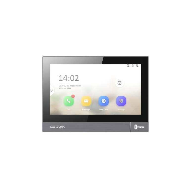 Monitor videointerfon wifi 7" hikvision ds-kh8381-wte1/sf; ecran colorful ips 7", rezolutie ecran 1024 × 600; conectivitate: retea wireless: wi-fi 802.11b/g/n; 1 rj-45 10/100mbps self-adaptive; tcp/ip, sip, rtsp; microfon si difuzor incorporat; 8x intrare,  Video | electropc.ro