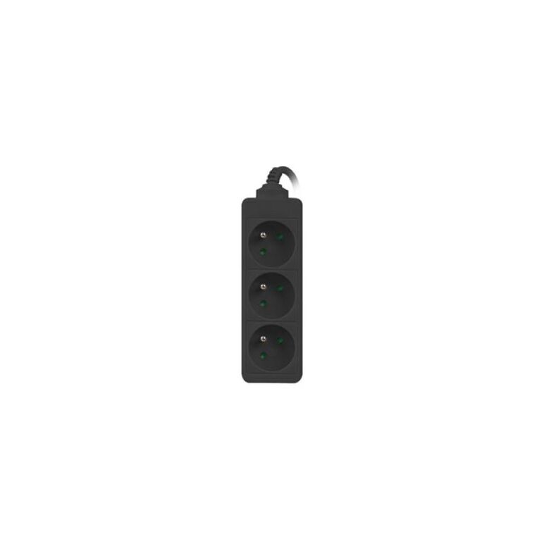 Prelungitor 3 prize , cablu din cupru de calitate superioara, negru,  Prelungitoare | electropc.ro