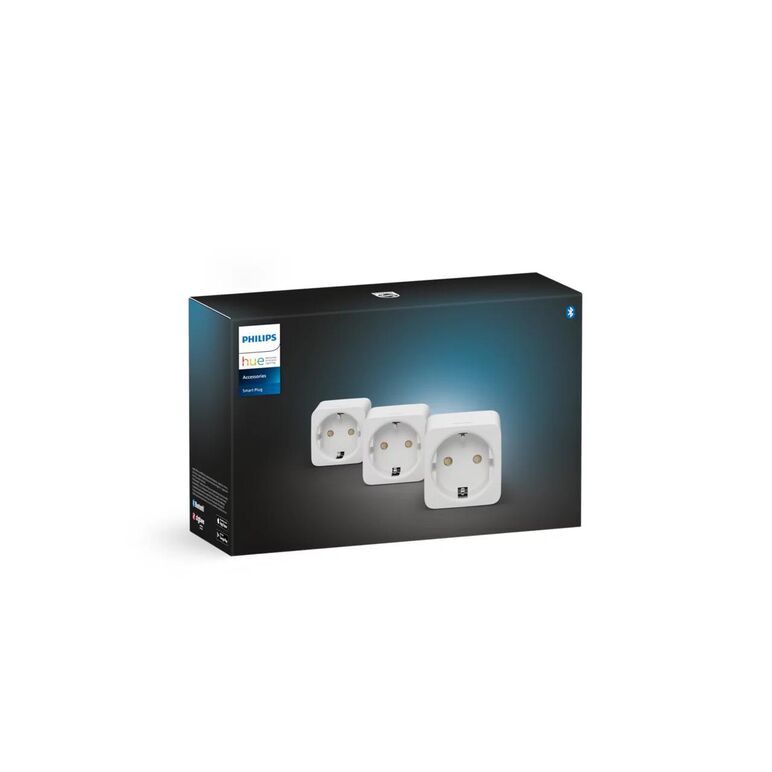 Set 3 prize inteligente philips hue smart plug tip f alb 220-240v 2300w zigbee bluetooth | compatibil alexa siri google assistant,  Accesorii pentru iluminat inteligent | electropc.ro