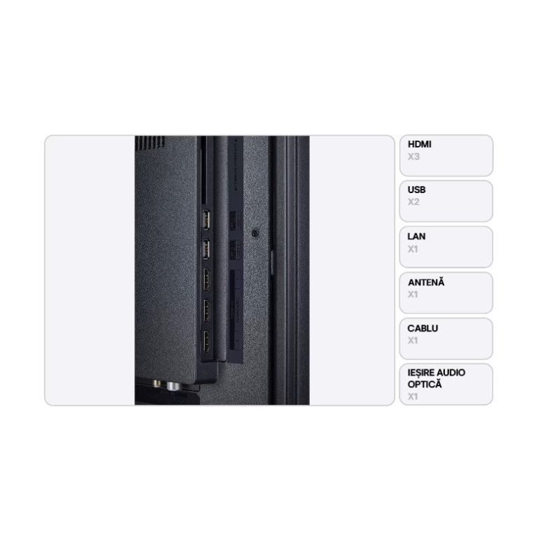 Televizor lg led 50ua73003la.aeuq, 126 cm, smart, 4k, clasa g,  Televizoare | electropc.ro