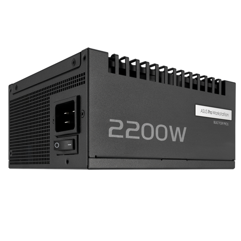 Asus pro ws 2200w platinum. total power: 2200 w, ac input voltage: 200 - 240 v, power factor correction (pfc) type: active. motherboard power connector: 20+4 pin atx, motherboard power cable length: 61 cm, sata power cable length: 120,400 mm. purpose: pc,,  Surse PC | electropc.ro