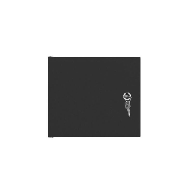Dulap rack 10" perete 6u / 280x310 pentru auto-asamblare, cu ușă metalică, negru  (flat pack),  Cabinete metalice | electropc.ro