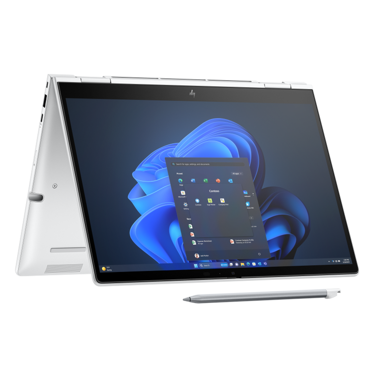 Laptop hp elitebook 8 flip g1i, 13.3 inch wuxga touch (1920x1200) anti glare lowpower, lbl image recognition 400 nits, intel core ultra 7-255u 12-core (2.0ghz, up to 5.2ghz, 12mb)- 12 tops, video integrat intel graphics, ram 32gb lpddr5x 7500 mhz, ssd 1tb,  Laptopuri | electropc.ro