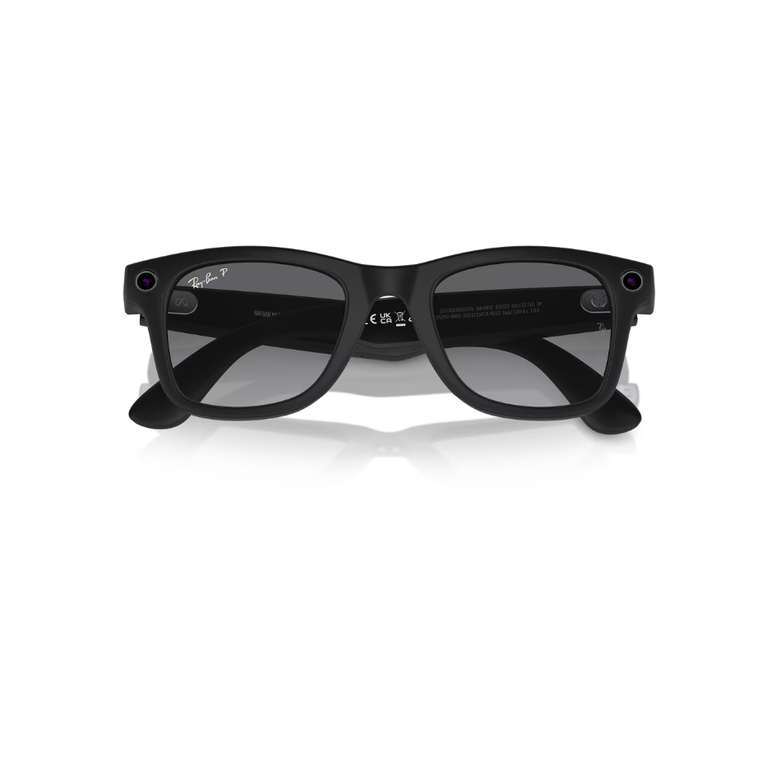 Rayban meta wayfarer matte black/gradient graphite polarized,  Gadgeturi | electropc.ro