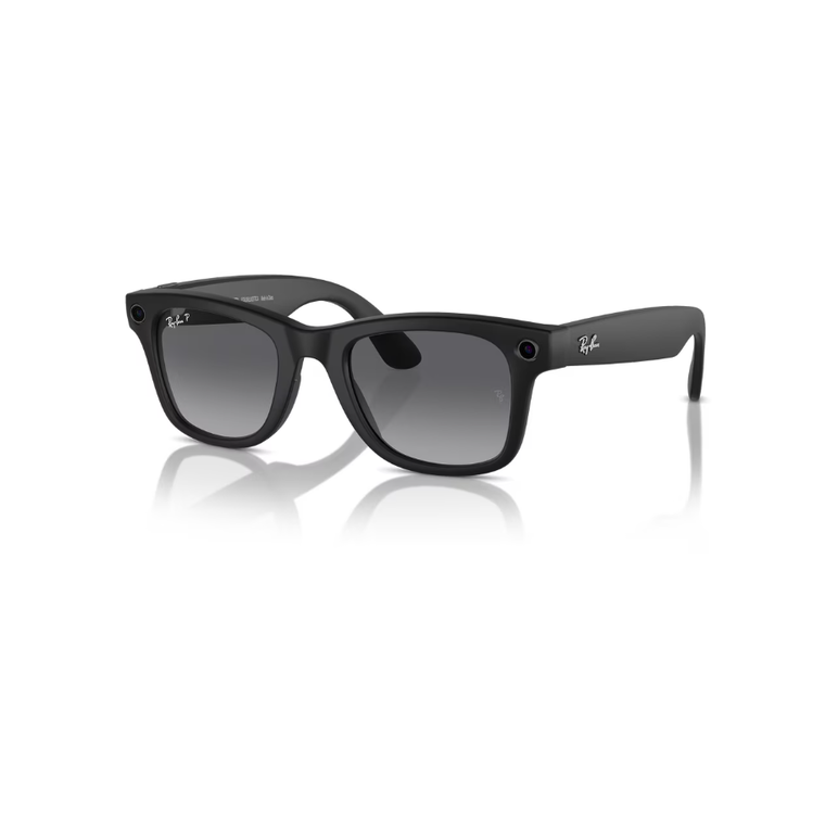 Rayban meta wayfarer matte black/gradient graphite polarized,  Gadgeturi | electropc.ro