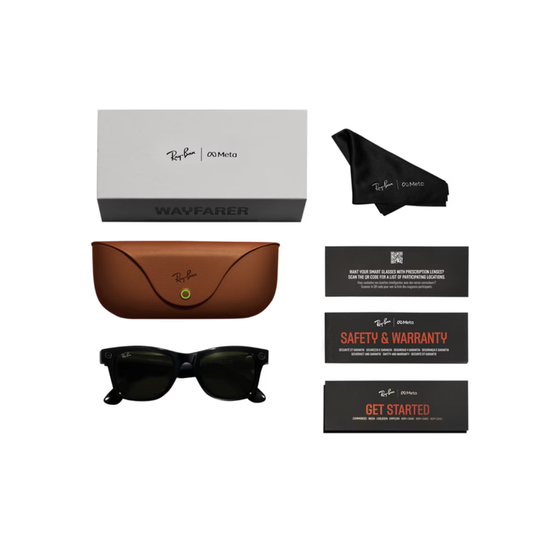 Rayban meta wayfarer matte black/gradient graphite polarized,  Gadgeturi | electropc.ro