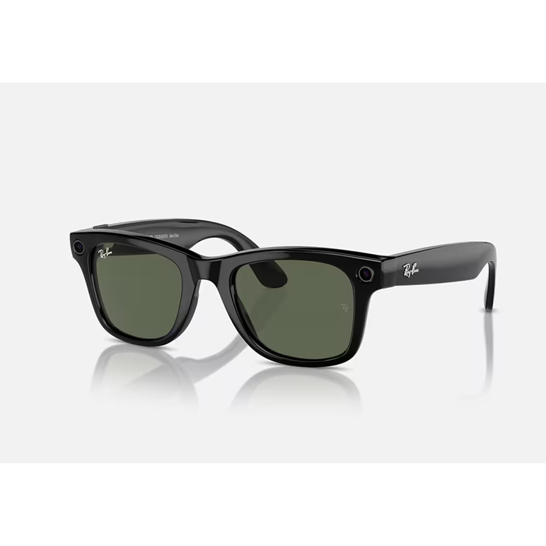 Rayban meta wayfarer shiny black/green,  Gadgeturi | electropc.ro
