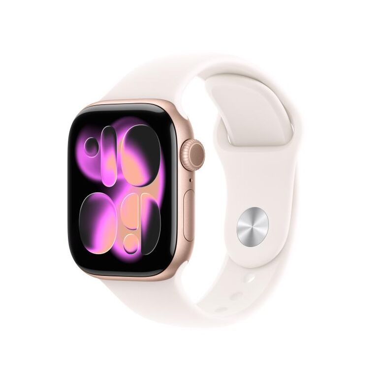 Apple watch series 11 gps + cellular 42mm rose gold aluminium case with light blush sport band - s/m,  SmartWatch-uri | electropc.ro