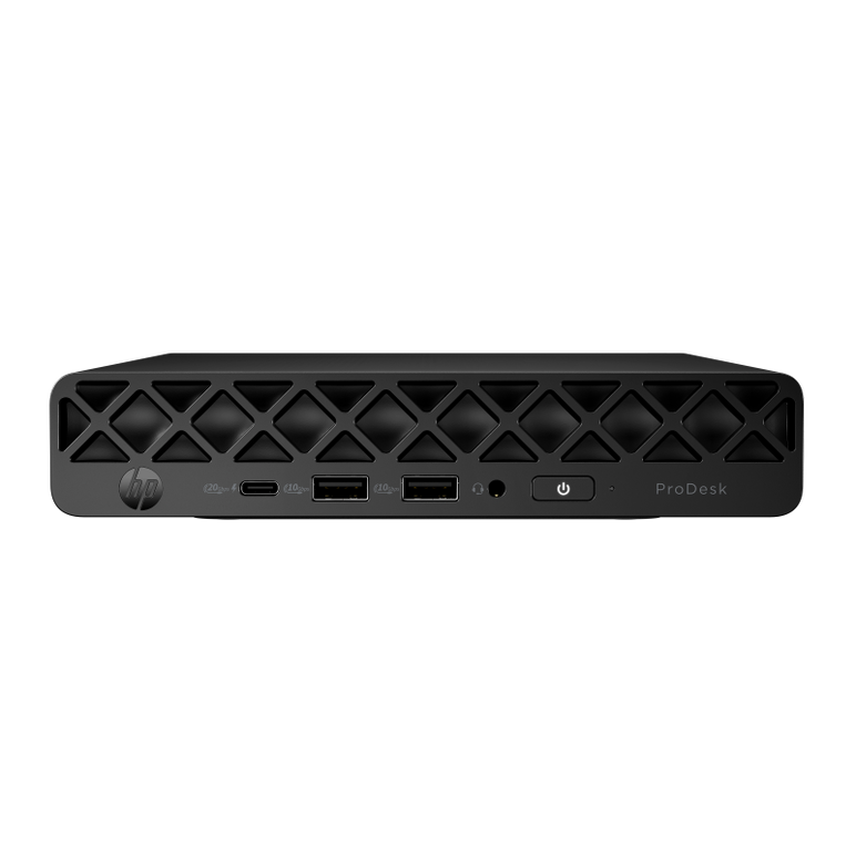 Hp prodesk 4 g1i desktop mini, intel core ultra 5 225t 10-core (2.5ghz, up to 4.9ghz, 20mb), video integrat intel graphics, ram 16gb ddr5 5600mhz (1x16gb), ssd 512gb m.2 2280 pcie nvme , no odd, lan 10/100/1000, intel ax211 wi-fi 6e + bluetooth 5.3, portu,  Desktop PC | electropc.ro